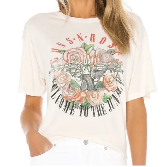 Daydreamer Guns N Roses Classic Boyfriend Band Tee Size Small - Picture 3 of 10
